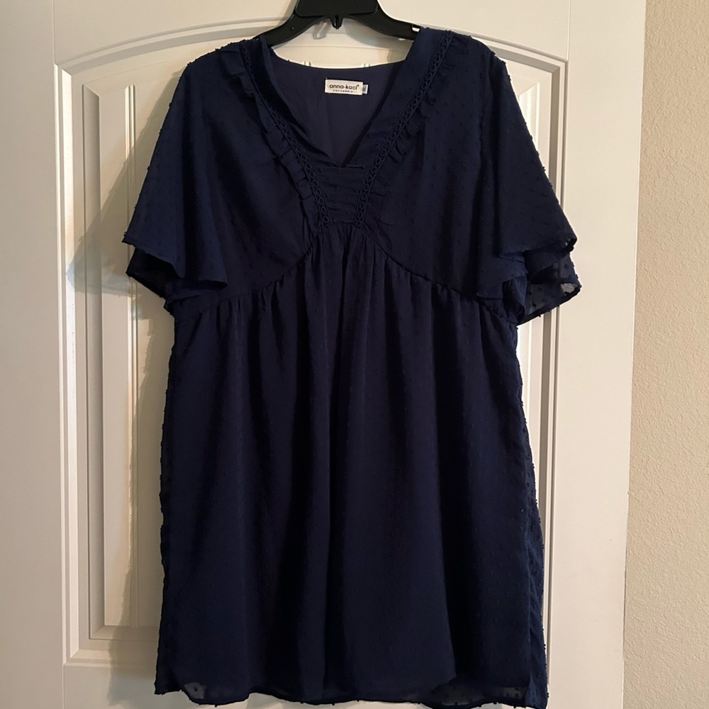 Anna-Kaci navy dress